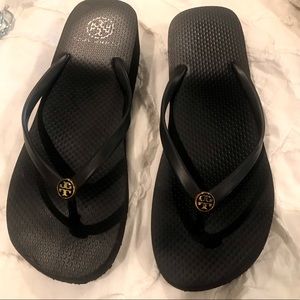 Tory Burch Wedge Flip Flops